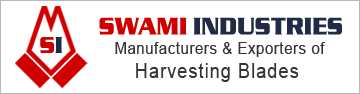 Swami Industries manufacturers of Combine blades harvester blades harvesting Blades exporters suppliers in India Punjab Ludhiana
